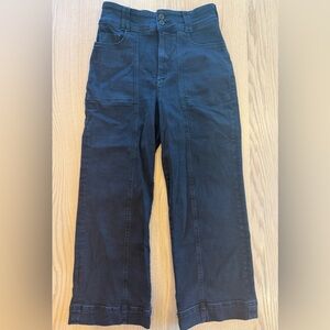 Anthropologie Maeve Colette cropped black jeans